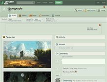 Tablet Screenshot of djsonypurple.deviantart.com