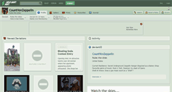 Desktop Screenshot of countvonzeppelin.deviantart.com