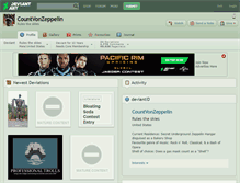Tablet Screenshot of countvonzeppelin.deviantart.com