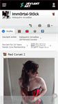 Mobile Screenshot of imm0rtal-st0ck.deviantart.com