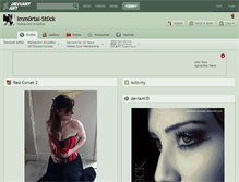 Tablet Screenshot of imm0rtal-st0ck.deviantart.com