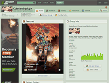 Tablet Screenshot of cute-and-spicy.deviantart.com
