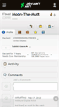 Mobile Screenshot of moon-the-mutt.deviantart.com