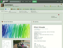 Tablet Screenshot of joyfulwaters.deviantart.com