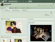 Tablet Screenshot of ciaobonefish.deviantart.com