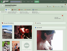 Tablet Screenshot of janessawoodson.deviantart.com
