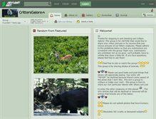 Tablet Screenshot of crittersgalore.deviantart.com