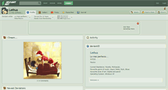 Desktop Screenshot of lethus.deviantart.com