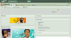 Desktop Screenshot of macky17g.deviantart.com