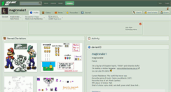 Desktop Screenshot of magicsnake1.deviantart.com