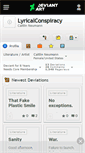 Mobile Screenshot of lyricalconspiracy.deviantart.com