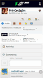 Mobile Screenshot of princessgsm.deviantart.com