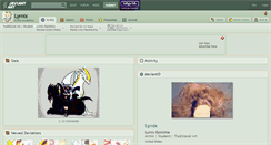 Desktop Screenshot of lyrnix.deviantart.com