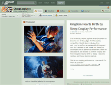 Tablet Screenshot of chinacosplay.deviantart.com