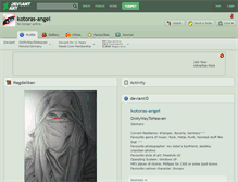 Tablet Screenshot of kotoras-angel.deviantart.com