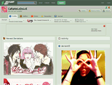 Tablet Screenshot of caramelodolce.deviantart.com