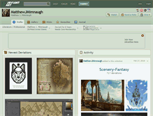 Tablet Screenshot of matthewjmimnaugh.deviantart.com