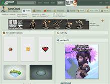 Tablet Screenshot of aerocloud.deviantart.com