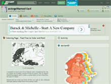 Tablet Screenshot of anangelnamed-xavi.deviantart.com