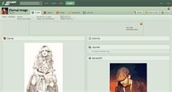 Desktop Screenshot of eternal-image.deviantart.com