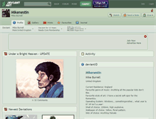 Tablet Screenshot of mikenestin.deviantart.com