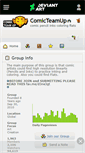 Mobile Screenshot of comicteamup.deviantart.com