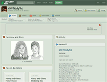 Tablet Screenshot of mw-tiddlytot.deviantart.com