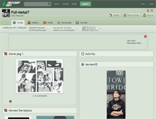 Tablet Screenshot of full-metal7.deviantart.com
