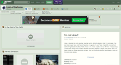 Desktop Screenshot of lynn-of-darkness.deviantart.com