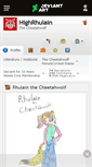 Mobile Screenshot of highrhulain.deviantart.com