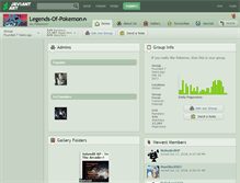 Tablet Screenshot of legends-of-pokemon.deviantart.com