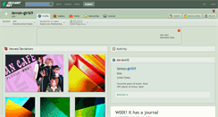 Desktop Screenshot of lemon-girl69.deviantart.com
