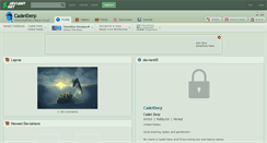 Desktop Screenshot of cadetderp.deviantart.com
