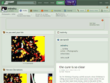 Tablet Screenshot of mireiru.deviantart.com