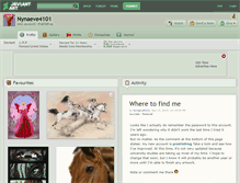 Tablet Screenshot of nynaeve4101.deviantart.com