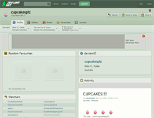 Tablet Screenshot of cupcakesplz.deviantart.com