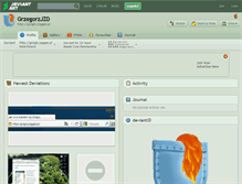 Tablet Screenshot of grzegorzjzd.deviantart.com