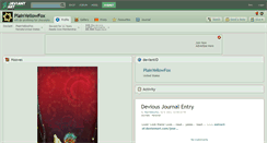 Desktop Screenshot of plainyellowfox.deviantart.com