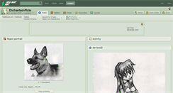 Desktop Screenshot of enchanted-pixie.deviantart.com