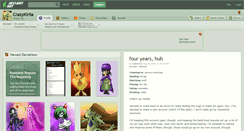 Desktop Screenshot of crazykirlia.deviantart.com