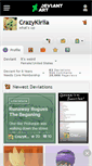 Mobile Screenshot of crazykirlia.deviantart.com