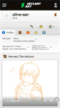 Mobile Screenshot of olive-san.deviantart.com