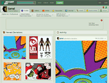 Tablet Screenshot of ljamal.deviantart.com