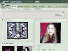 Tablet Screenshot of chiane.deviantart.com