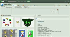 Desktop Screenshot of goodnesskitty.deviantart.com