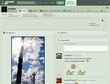 Tablet Screenshot of moyen.deviantart.com