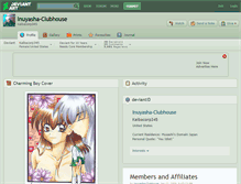 Tablet Screenshot of inuyasha-clubhouse.deviantart.com