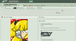 Desktop Screenshot of cookie-cake-princess.deviantart.com