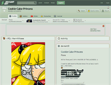 Tablet Screenshot of cookie-cake-princess.deviantart.com