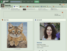 Tablet Screenshot of mararda.deviantart.com